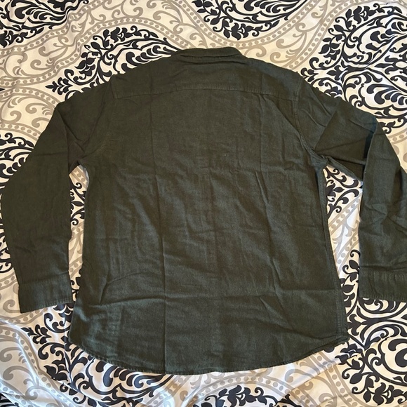Men's L Sonoma Flannel in Dark Green - Picture 4 of 4